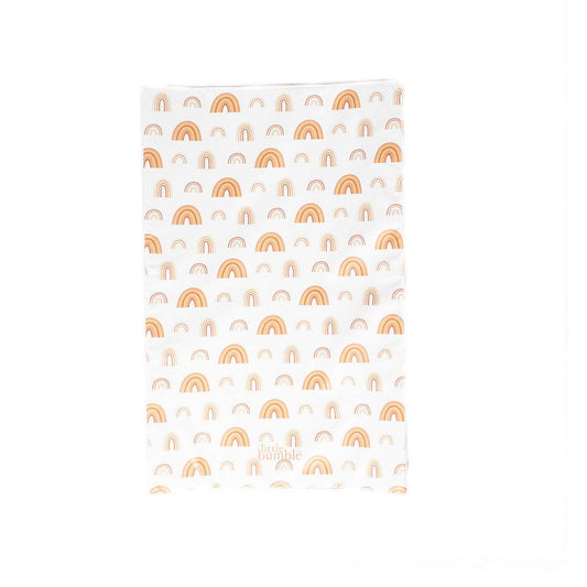 The Little Bumble Co. Anti Roll Changing Mat - Boho Rainbow